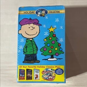 Vintage New Peanuts Holiday Collection VHS Set
